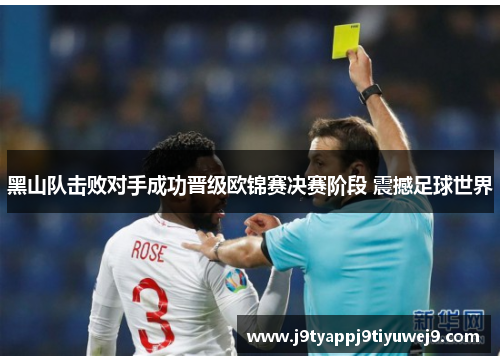 黑山队击败对手成功晋级欧锦赛决赛阶段 震撼足球世界